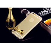 Чехол золотой зеркальный на Iphone 6 plus