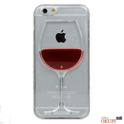 Чехол с жидкостью вино на Iphone 6 plus Чехол с жидкостью вино на Iphone 6 plus