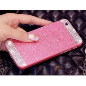Чехол розовый стразы Iphone 5/5s