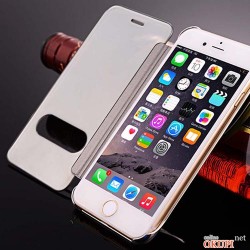 Чехол флип прозрачное зеркало на Iphone 6/6s