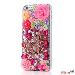 Чехол объемные цветы на Iphone 6 plus Чехол объемные цветы на Iphone 6 plus