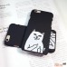 Чехол злой котик на Iphone 6 plus