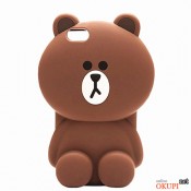 Чехол коричневый медвежонок  на Iphone 7/8 PLUS