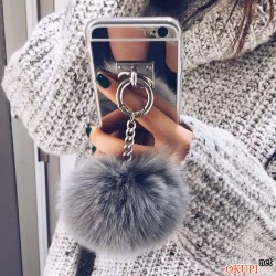 Чехол зеркальный с мехом на Iphone 7/8