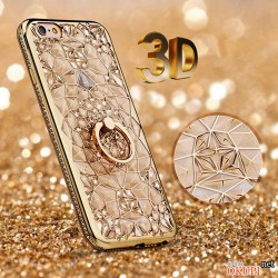 Чехол золотое кольцо на Iphone 7/8