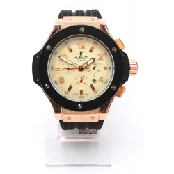 Мужские механические часы "Hublot Bing bang white"
