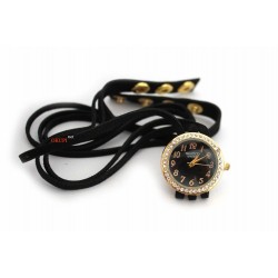 Женские часы браслет "Swatch black"